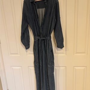 Cloth & Stone Blue Denim Jumpsuit 
From Anthropologie